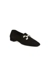 Koko + Palenki Women Sage Loafer In Black Suede In Black