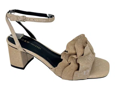 Koko + Palenki Women's Serenity Evening Sandal In Bronze In Multi