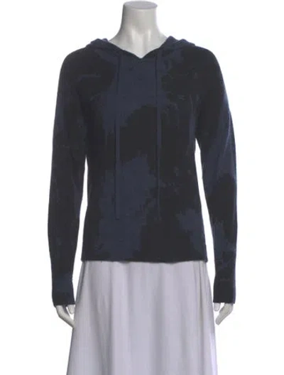 Pre-owned Kokun Cashmere Printed Sweater In Gray