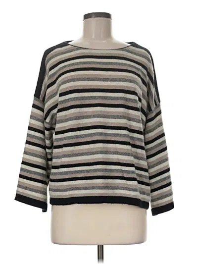Pre-owned Kokun Cashmere Pullover Sweater In Gray