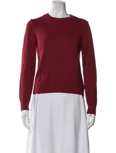 Pre-owned Kokun Crew Neck Sweater In Red