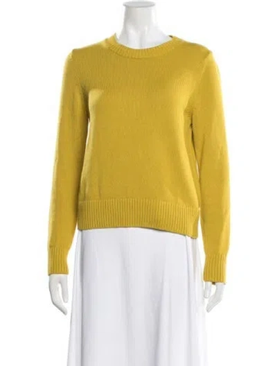 Pre-owned Kokun Crew Neck Sweater In Yellow