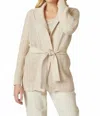 Kokun Shawl Cardigan In Sand In Beige