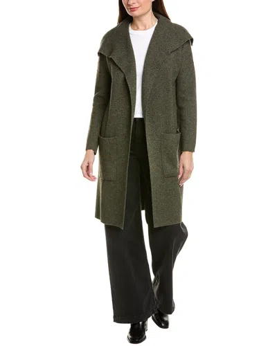 Kokun Wide Collar Yak Jacket In Green