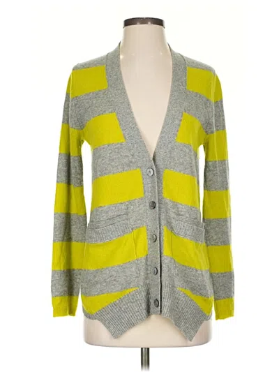 Pre-owned Kokun Wool Cardigan Sweater In Yellow