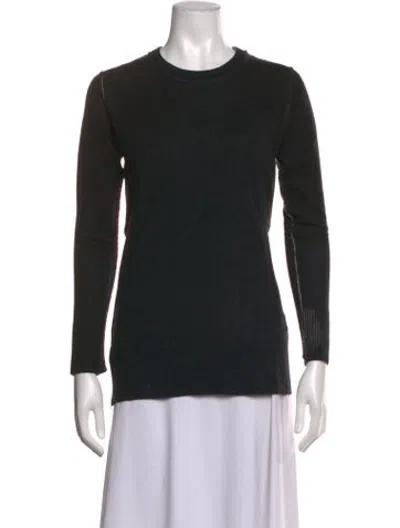 Pre-owned Kokun Wool Crew Neck Sweater In Black
