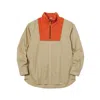 Kolor Beacon Men's Beige Two-toned Buttoned Down Sweatshirt In Beige
