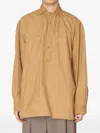 Kolor Button-down Pocket Shirt In Brown