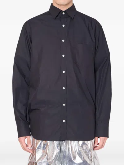 Kolor Button-fastening Shirt In Black