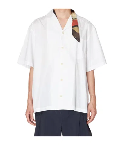 Kolor Casual Short-sleeved Shirt In White