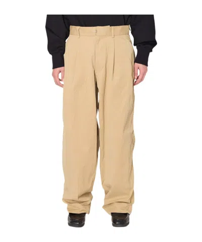 Kolor Casual Trousers With Belt Loops In Gold