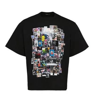 Kolor Collage Tee In Black