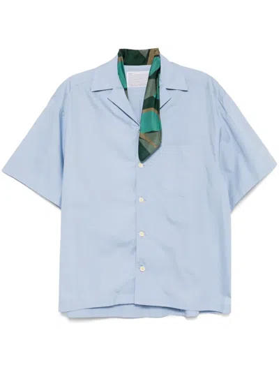 Kolor Cotton Shirt In Blue