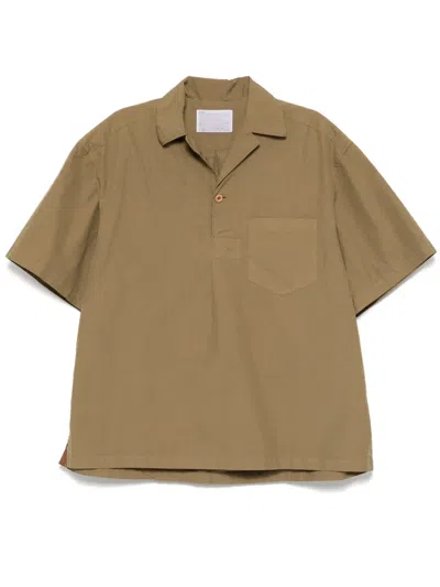 Kolor Cotton Shirt In Neutrals