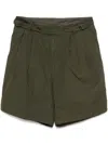 Kolor Cotton Shorts In Green
