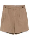 Kolor Cotton Shorts In Neutrals
