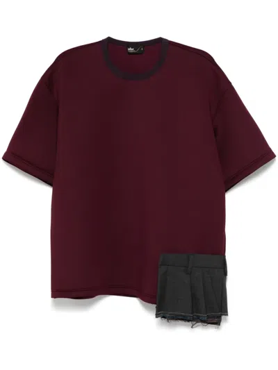 Kolor Crew-neck T-shirt In Red
