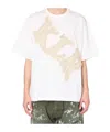 Kolor Logo-embroidered T-shirt In Neutral