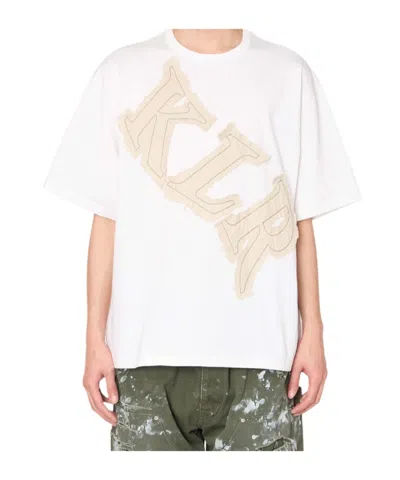 Kolor Crew-neck T-shirt In Neutral