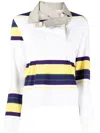 Kolor Sweatshirt Im Deconstructed-look In Multicolour