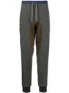 Kolor Drawstring-waistband Knitted Trousers In Grey