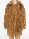 Kolor エコファーコート In Brown