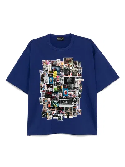 Kolor T-shirt Mit Grafischem Print In Blue