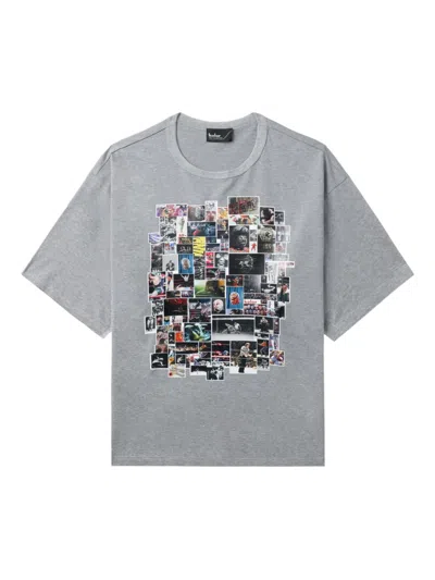 Kolor Graphic-print T-shirt In Gray