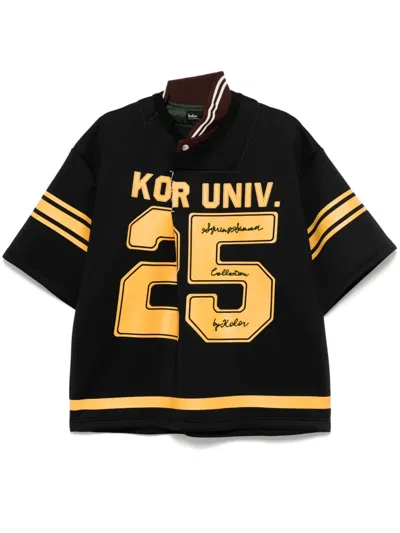 Kolor Graphic-print T-shirt In Black