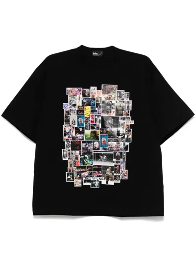 Kolor Graphic-print T-shirt In Black