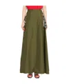 Kolor High Waist Skirt In Green