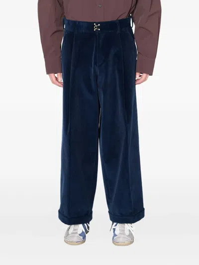 Kolor コーデュロイ パンツ In Blue