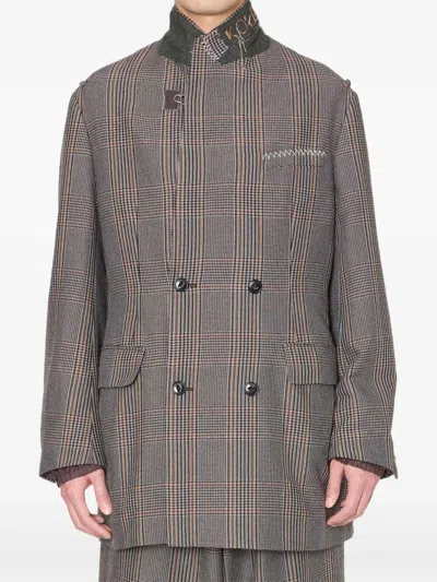 Kolor "jacket 02" Split Double Breast Coat