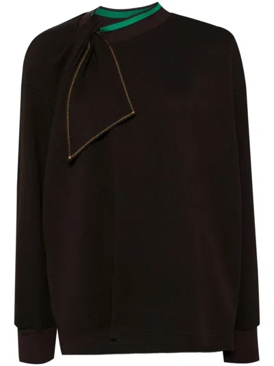 Kolor Knot Jumper In Brown