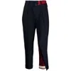 Kolor Asymmetric Tapered Trousers In Blue