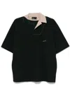 Kolor Logo-embroidered Polo Shirt In Green