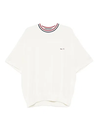 Kolor Logo-embroidered T-shirt In Neutral