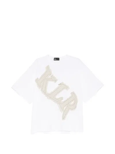 KOLOR LOGO-EMBROIDERED T-SHIRT