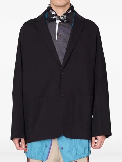Kolor Long-sleeves Blazer In Black