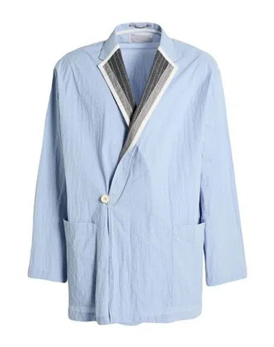 Kolor Man Blazer Sky Blue Size 4 Nylon