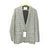 Kolor Men's Beige Gun Club Plaid Single Breasted Blazer In Beige