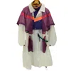 Kolor Men's White Layered Cape Style Coat In White
