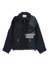 Kolor Panelled Jacket In Black