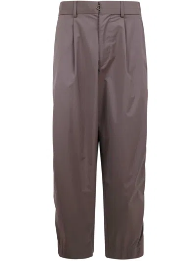 Kolor "pants 18" Wide Leg Trousers In Brown