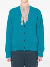Kolor Patch-pockets Cardigan In Blue