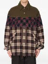 PATCHWORK CHECK-PATTERN SHIRT