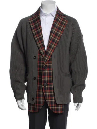 Pre-owned Kolor Plaid Print Jacket In Multicolor