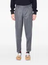 Kolor Pleated-detail Trousers In Gray