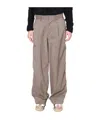 Kolor Pleated-leg Trousers In Brown
