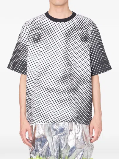 Kolor Polka-dot T-shirt In White